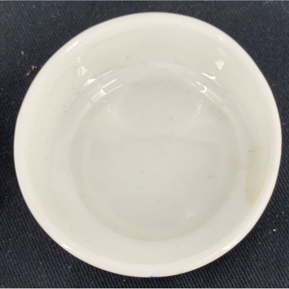 Lefton Trinket Box Bone China Flower Butterfly Flowers 2" Vintage - Picture 6 of 8